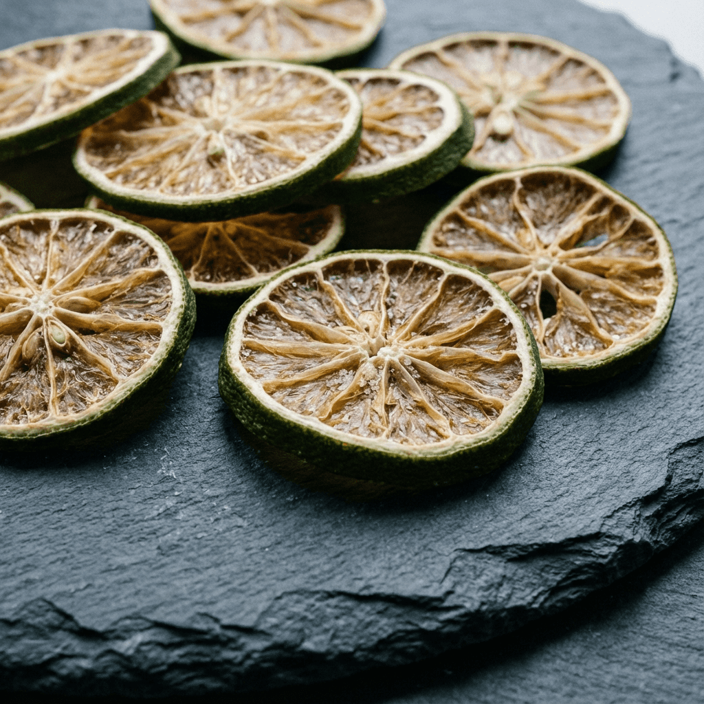 Citron Vert déshydraté pour garnish cocktail
