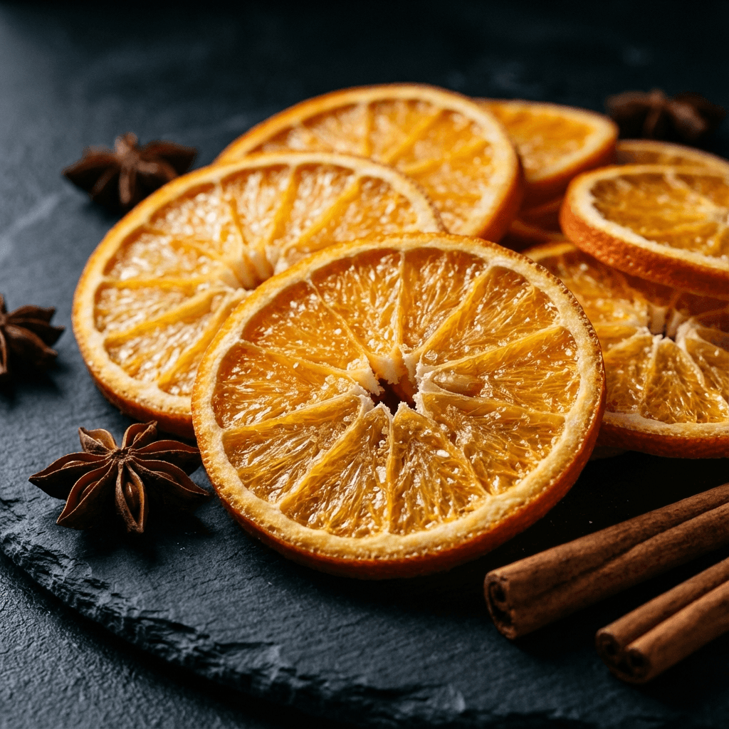 Orange déshydraté pour garnish cocktail